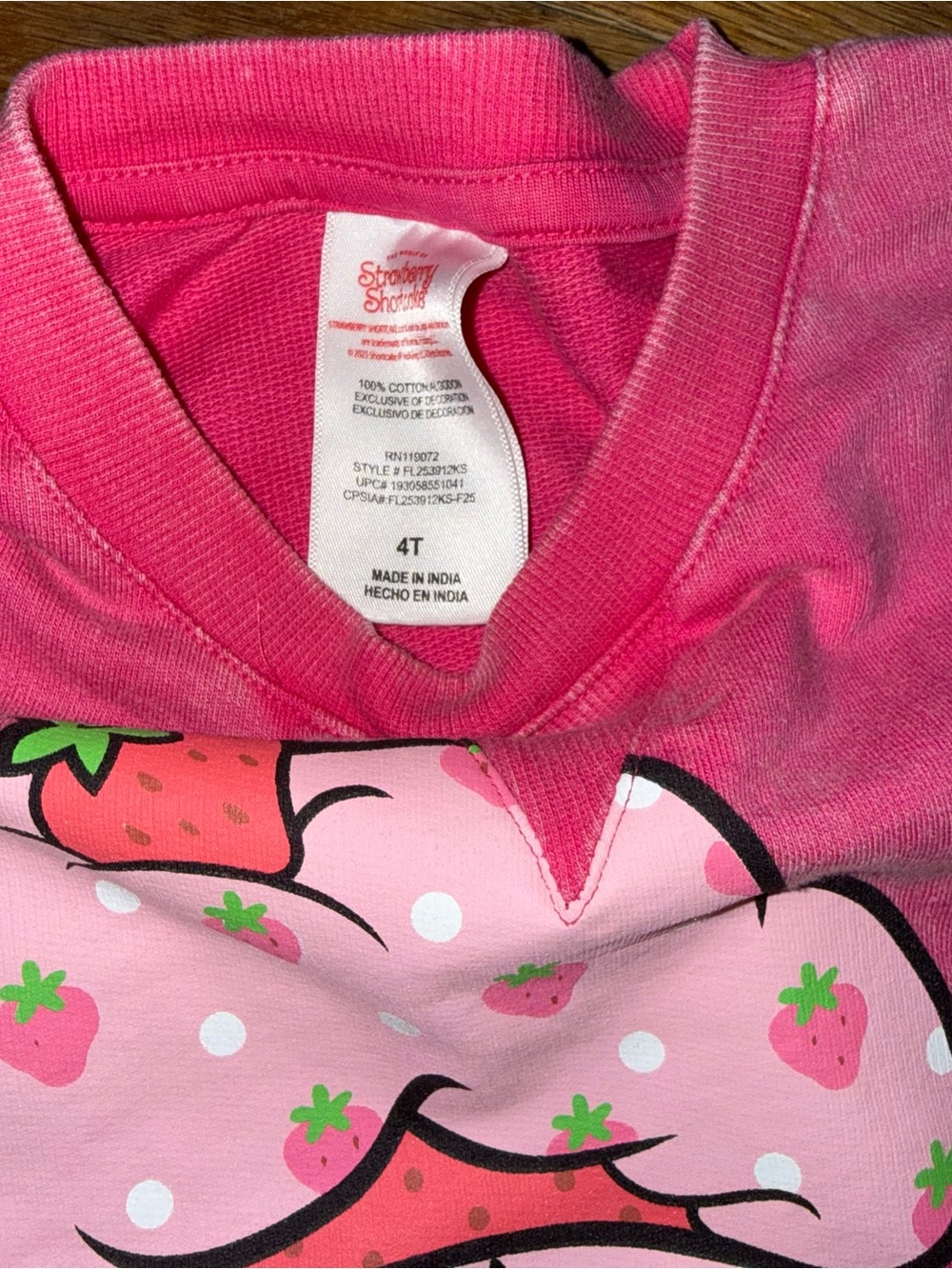 Strawberry Shortcake Girls 4t outfit - Picture 4 of 4